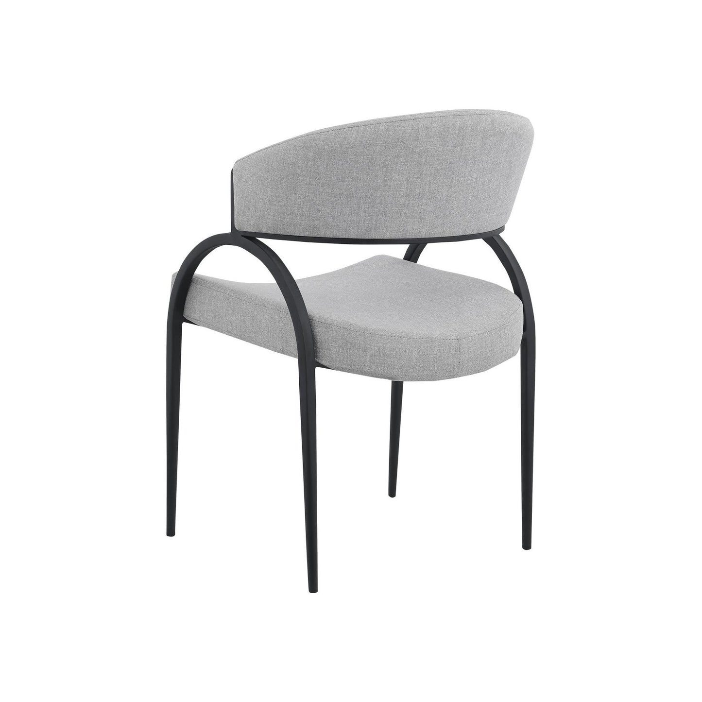 Alessia Dining Chair, Set Of 2 - Grey/black