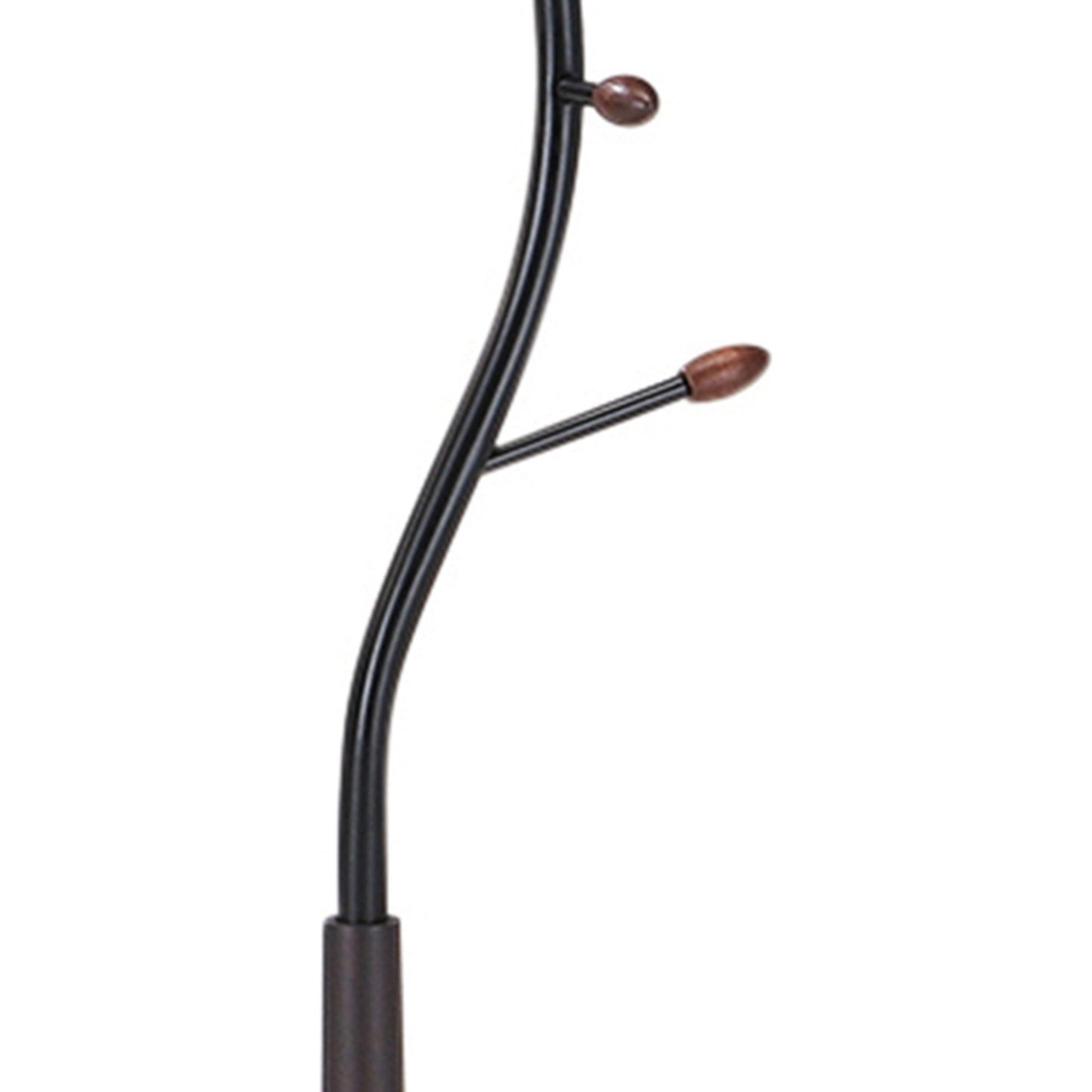 Brancha Coat Rack in Black and Walnut