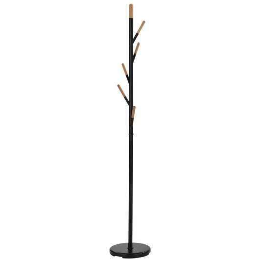 Tenley Coat Rack in Black and Natural