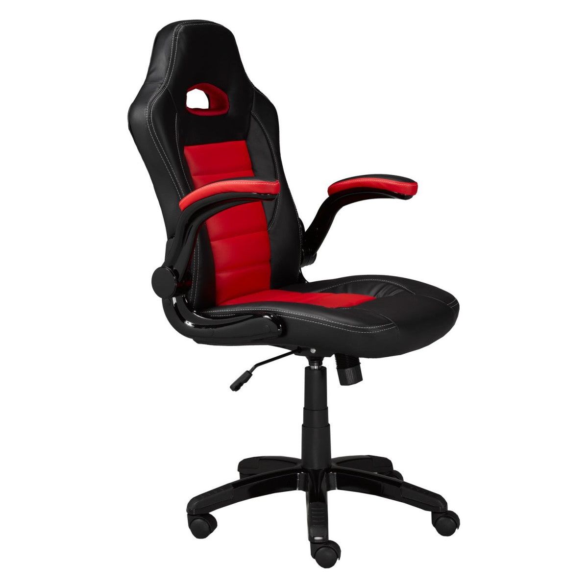 Bunty Gaming Desk & Chair Set, Red/Black