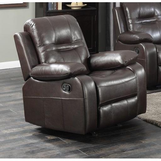 Napoleon Glider/Recliner Chair - Chocolate