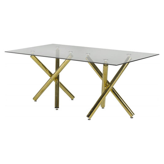 Adriana Dining Table - Gold