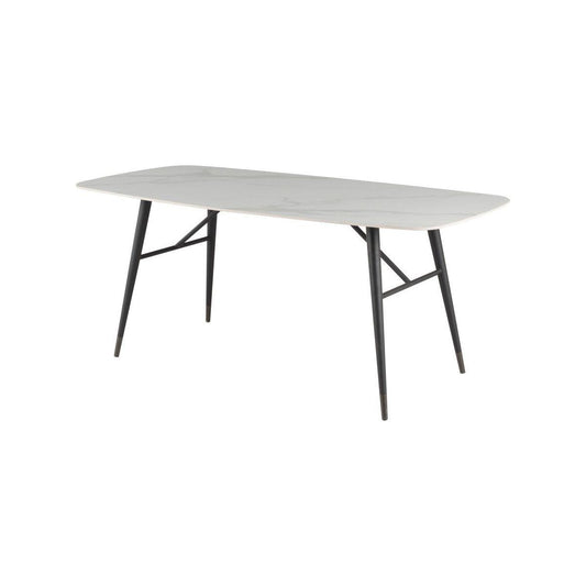 Yannis Dining Table - Black/White