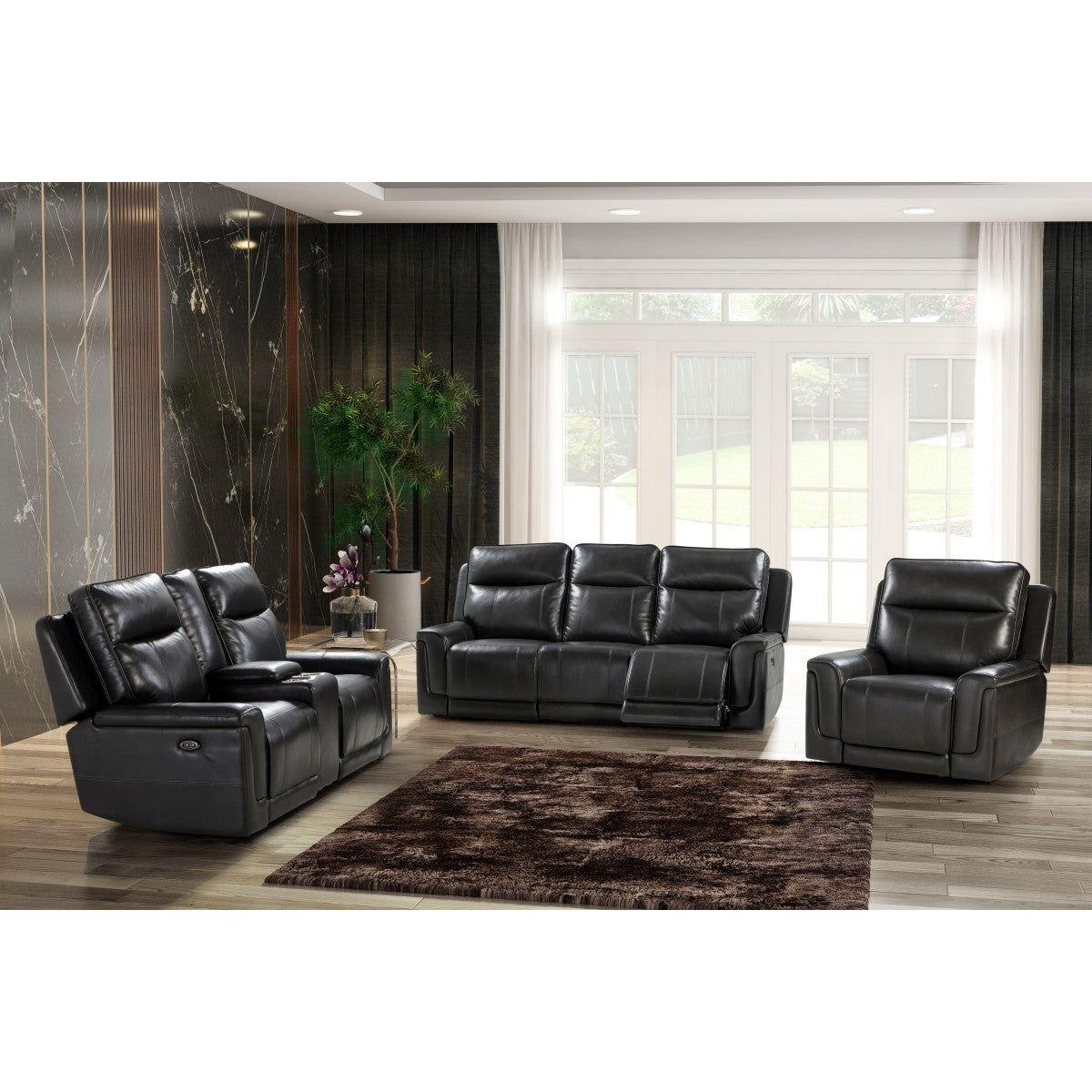 San Antonio Power Recliner Series, Charcoal