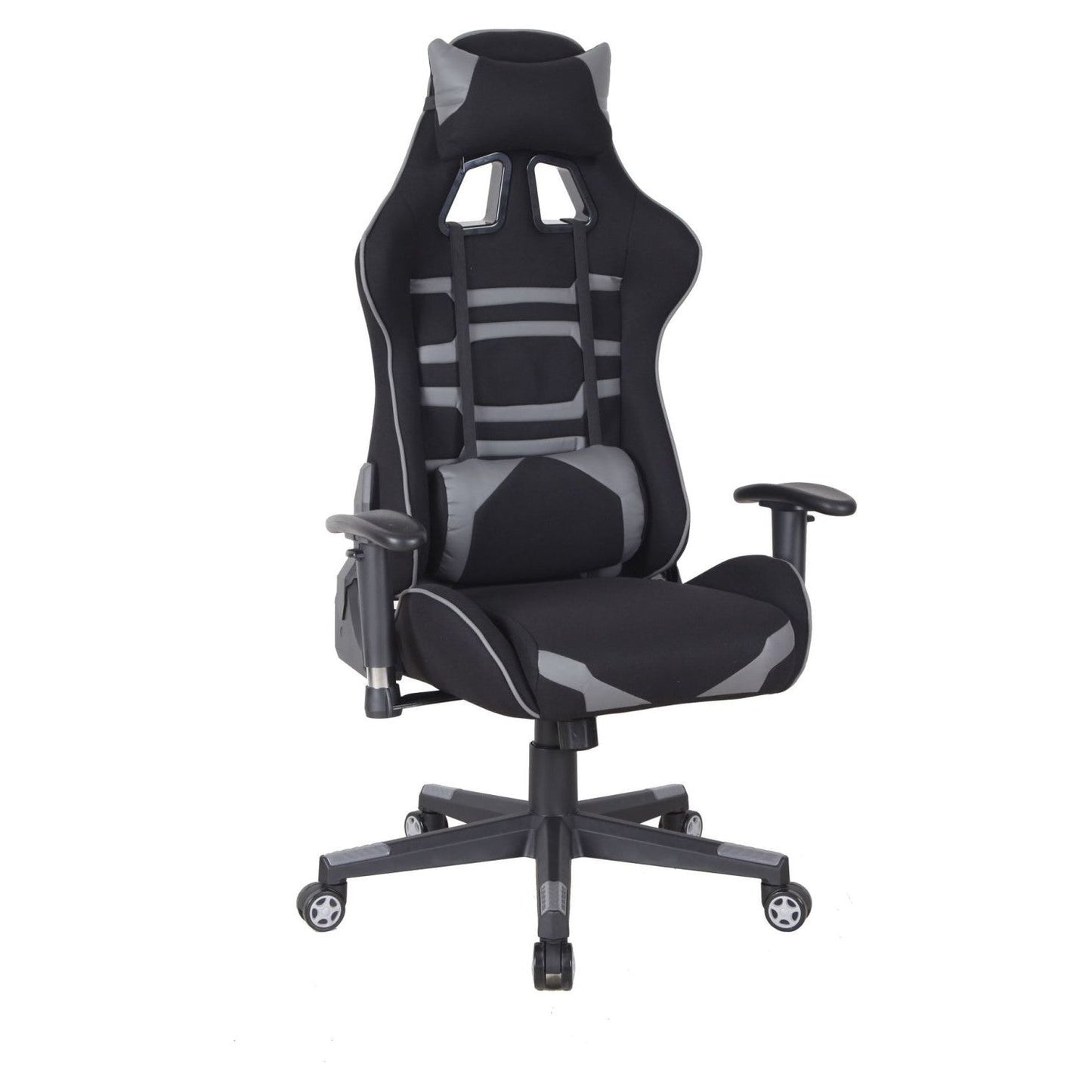 Brennan Gaming Desk & Chair Set, Grey