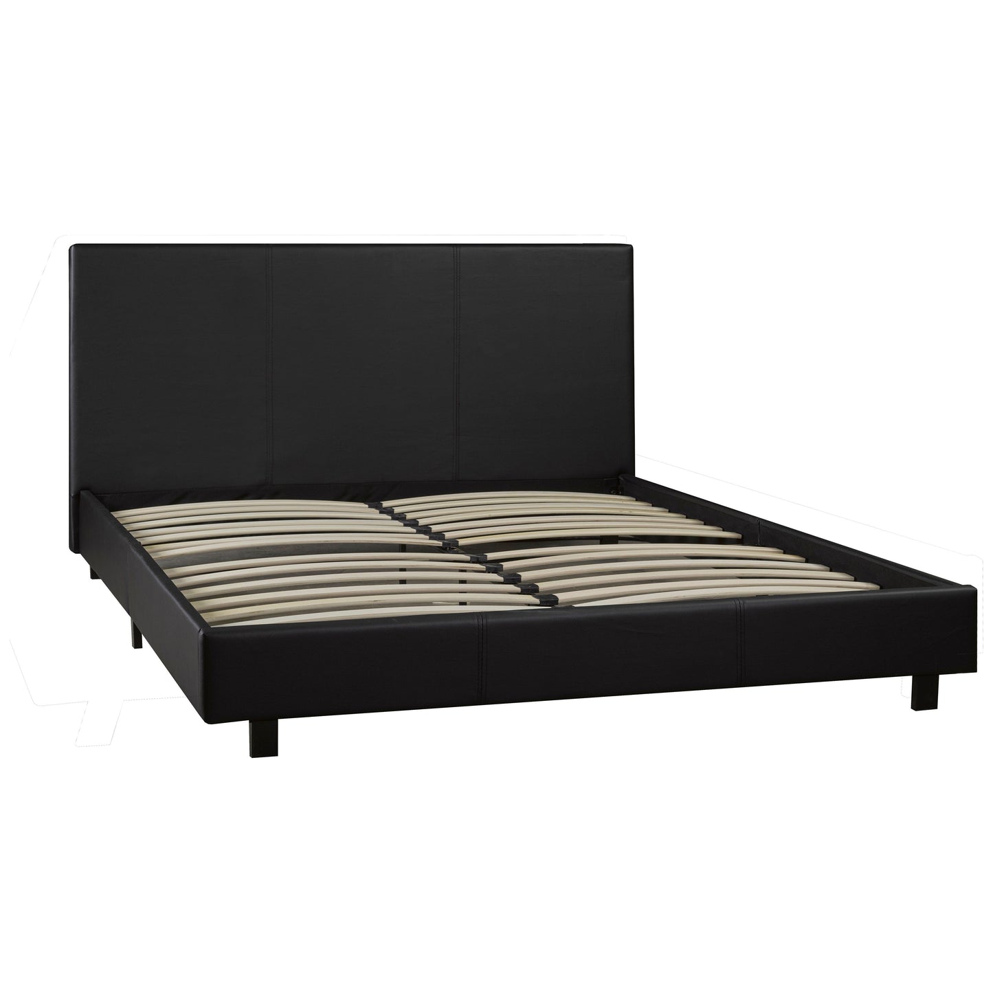 Vik Platform Bed, Black - Full