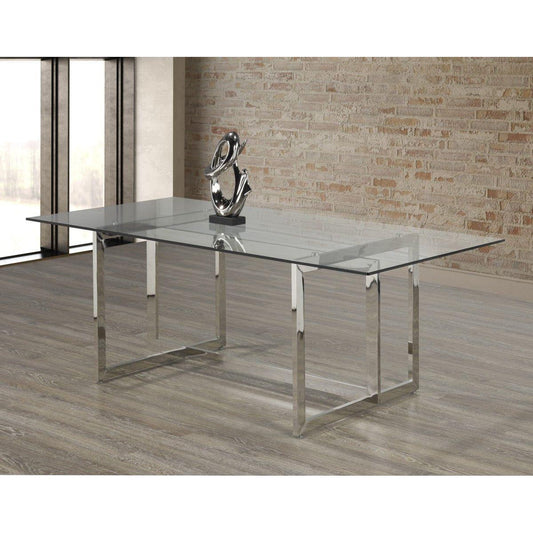 Penelope Dining Table - Silver