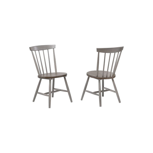 Dante Dining Chair, Set Of 2 - Oak/grey