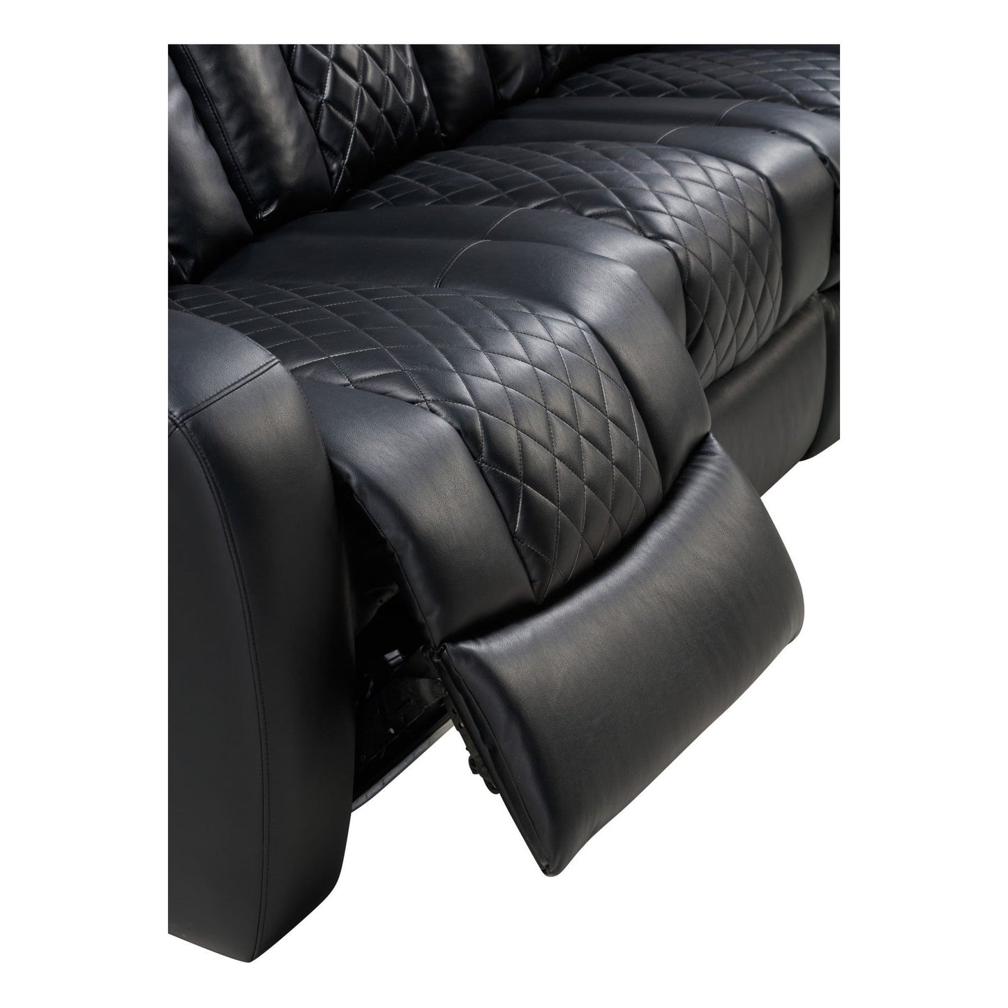 Dallas Power Recliner Sofa - Black