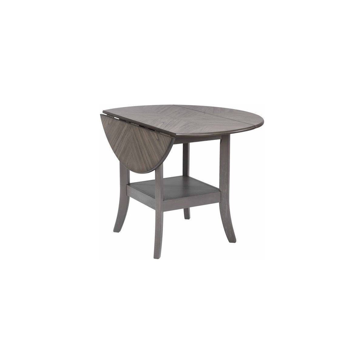 Open Box - Tulita Drop Leaf Dining Table - Oak/Grey