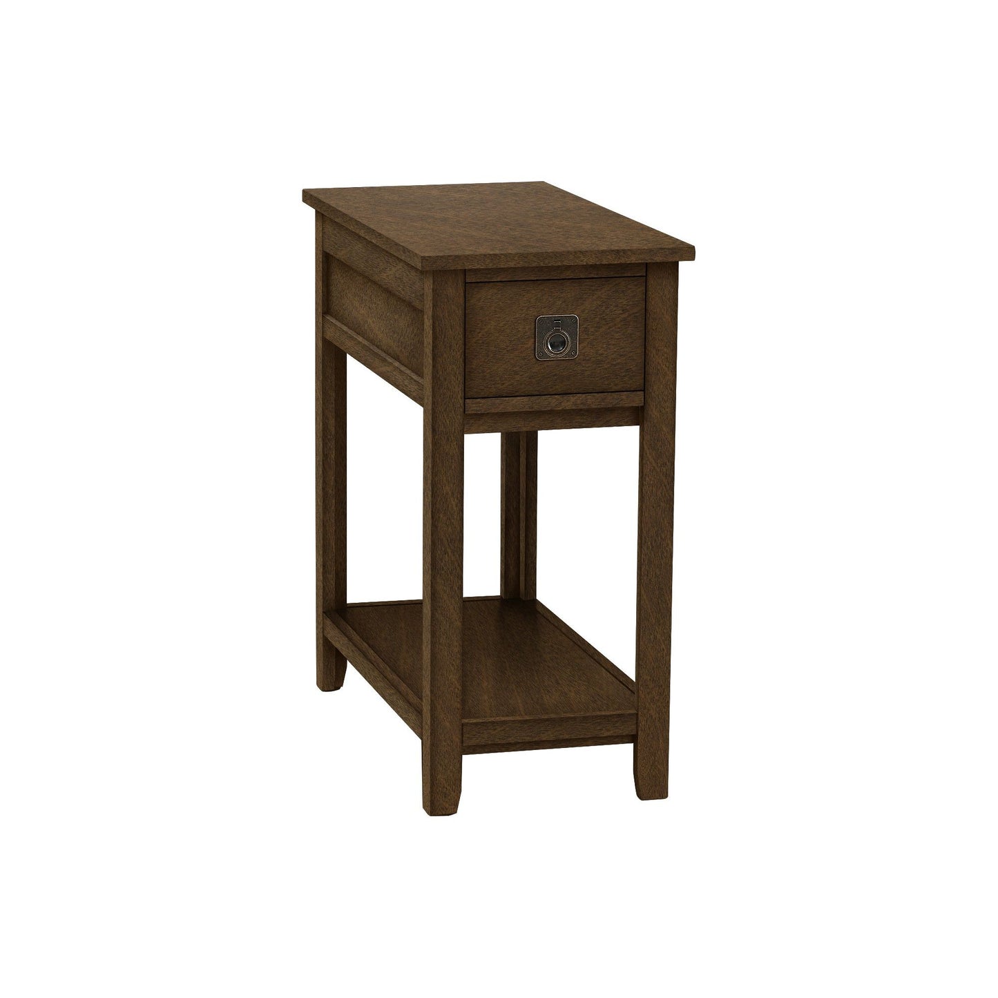 Accent Table - 24"H / Espresso Veneer End Table