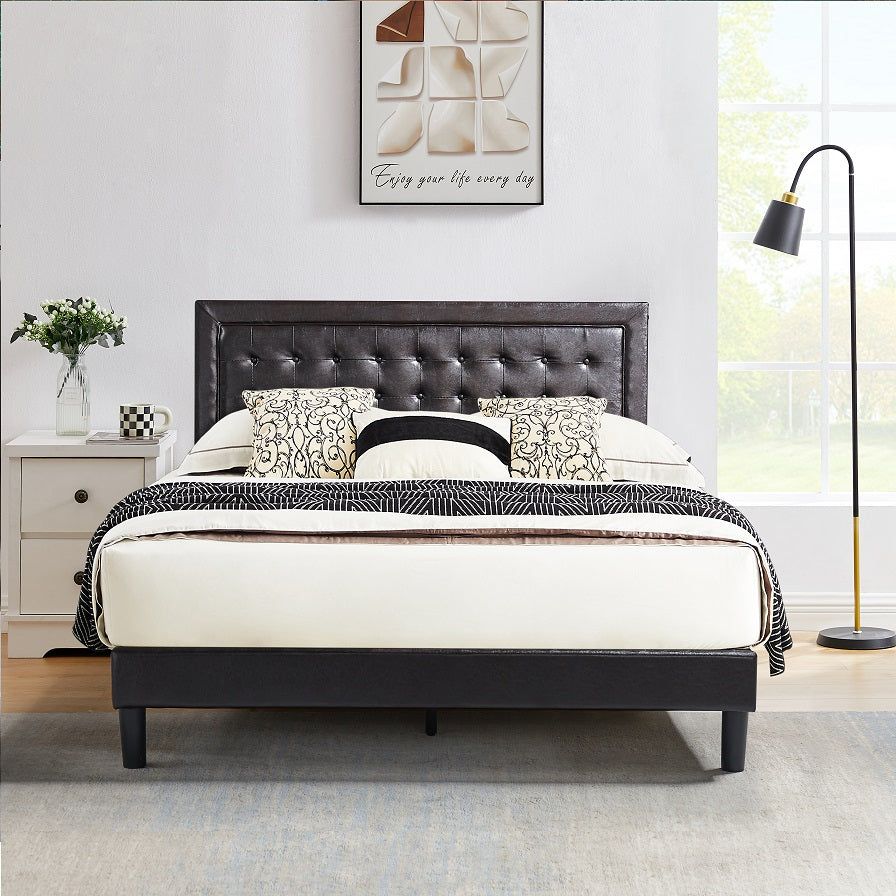 Megan Platform Bed - Espresso