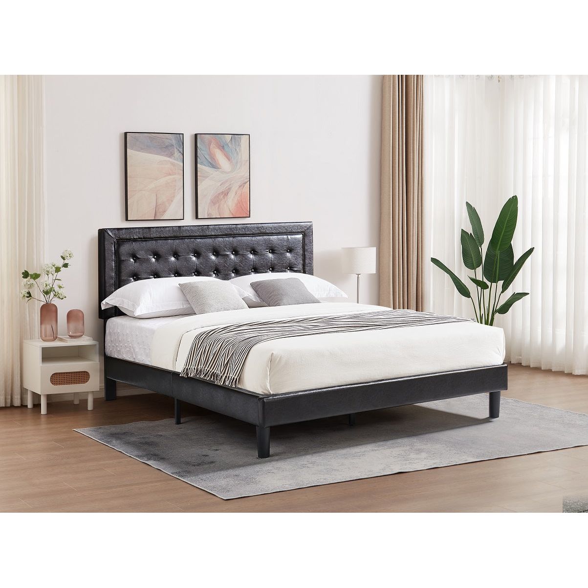 Megan Platform Bed - Espresso