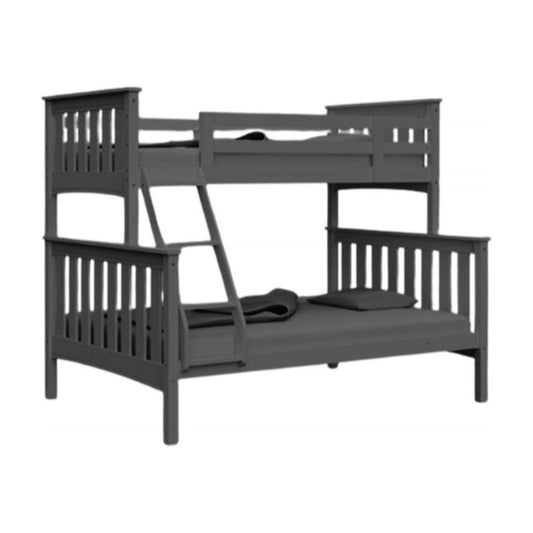 Julia Twin/full Bunk Bed - Grey