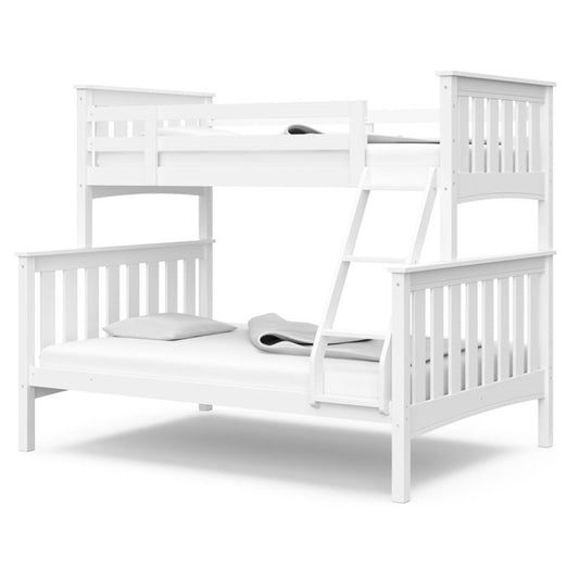 Anna Twin/full Bunk Bed - White