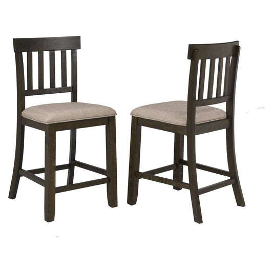 Cristian Bar Stool, Set Of 2 - Dark Grey