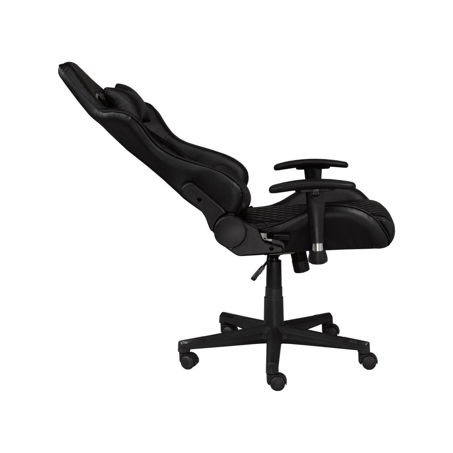 Justin Gaming Desk & Chair Set, Black