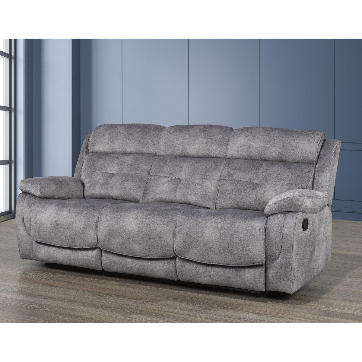 Nelson Sofa Recliner - Grey