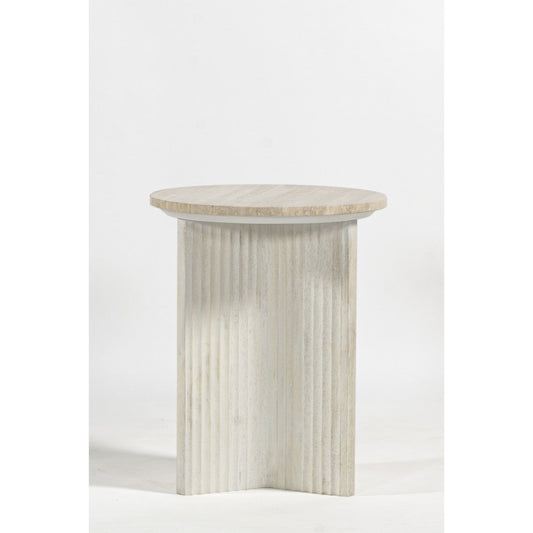 Accent Table, White