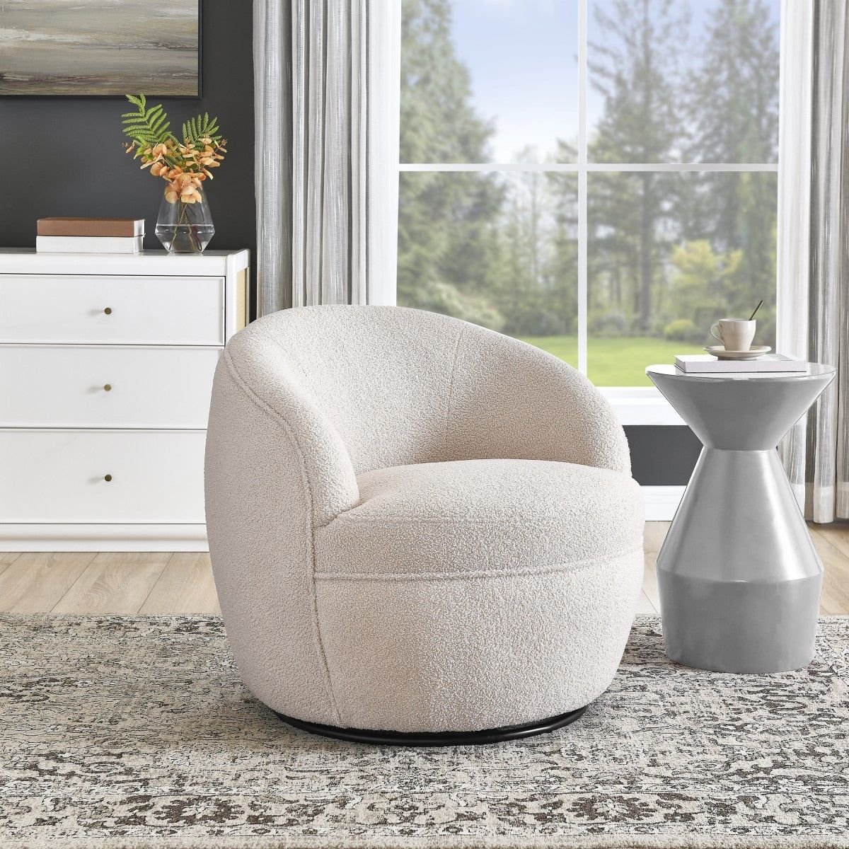 Sekani Accent Chair, Swivel