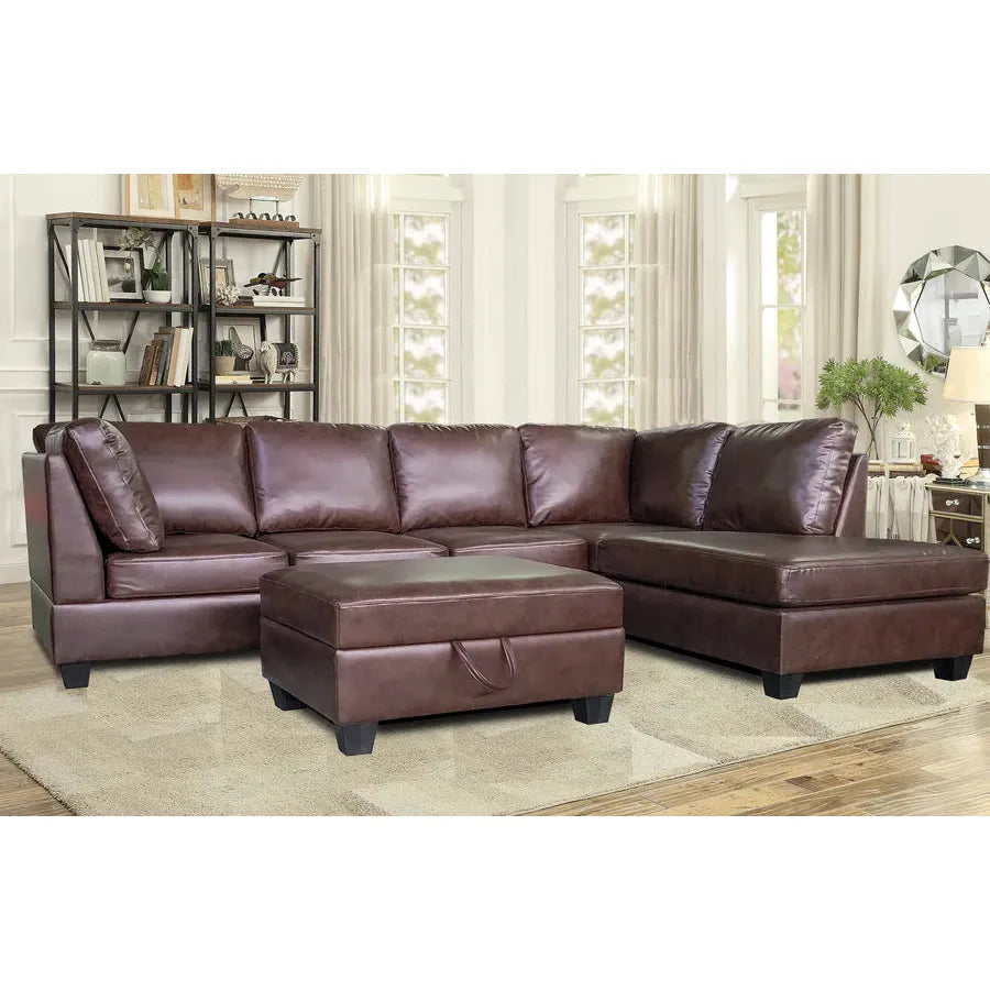 Francis III LHF/RHF Configurable Sectional - Air Leather