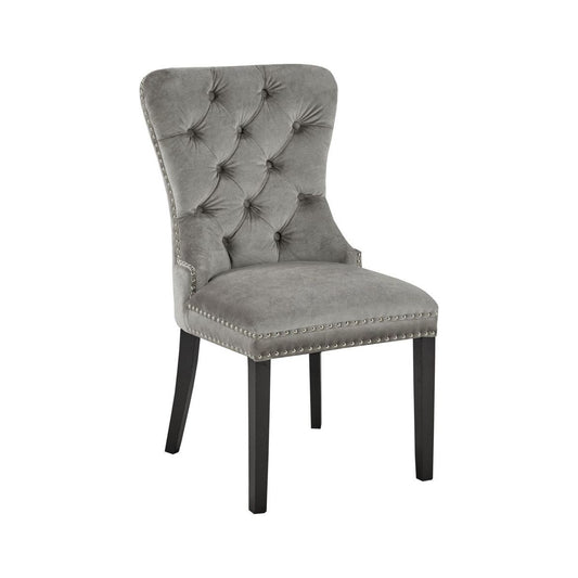 Euphoria Dining Chair - Grey Velvet