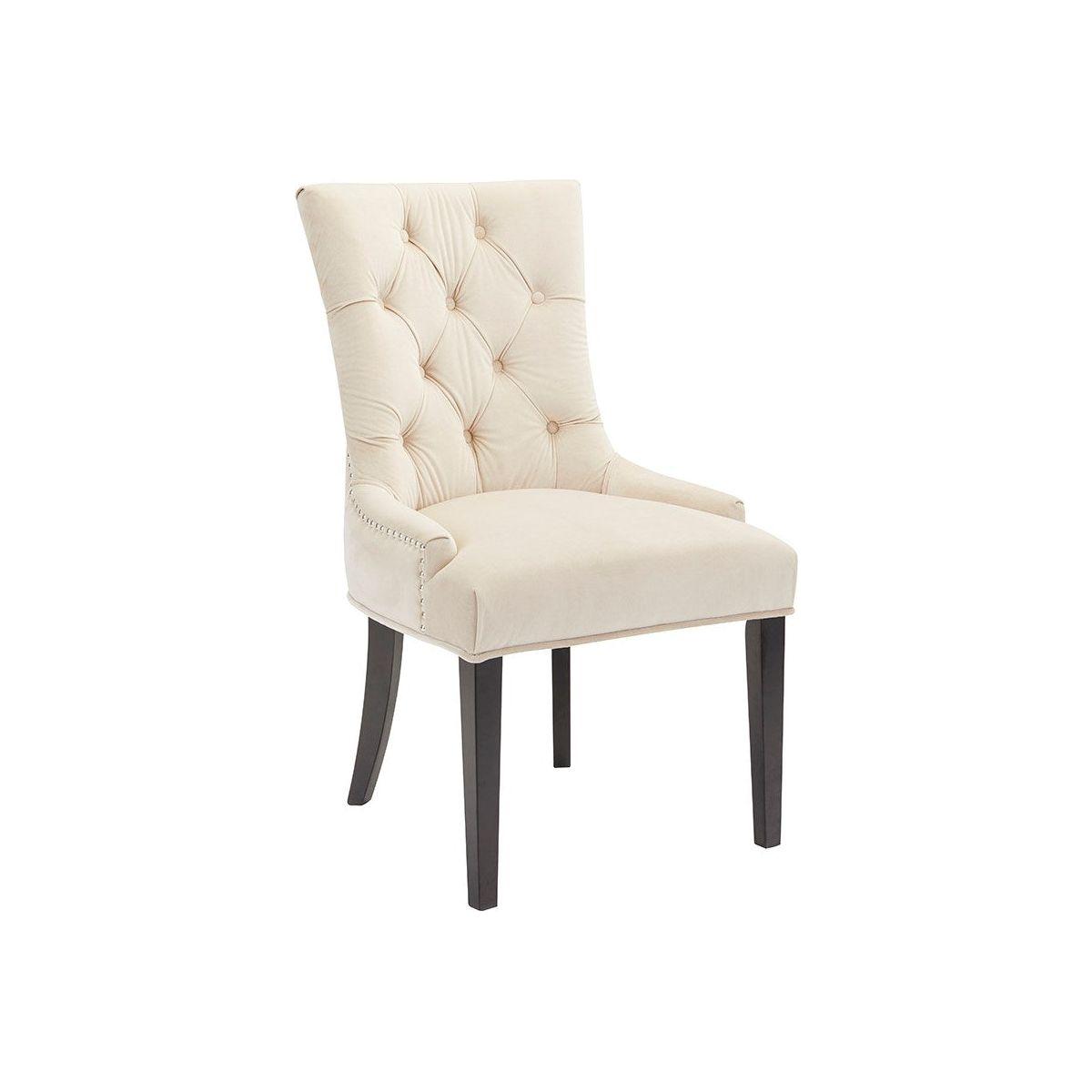 Lisbon Dining Chair - Cream Velvet