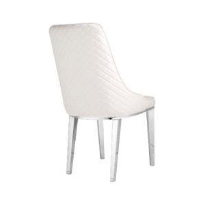 Baudelaire Chair - White Leatherette