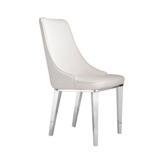 Baudelaire Chair - White Leatherette