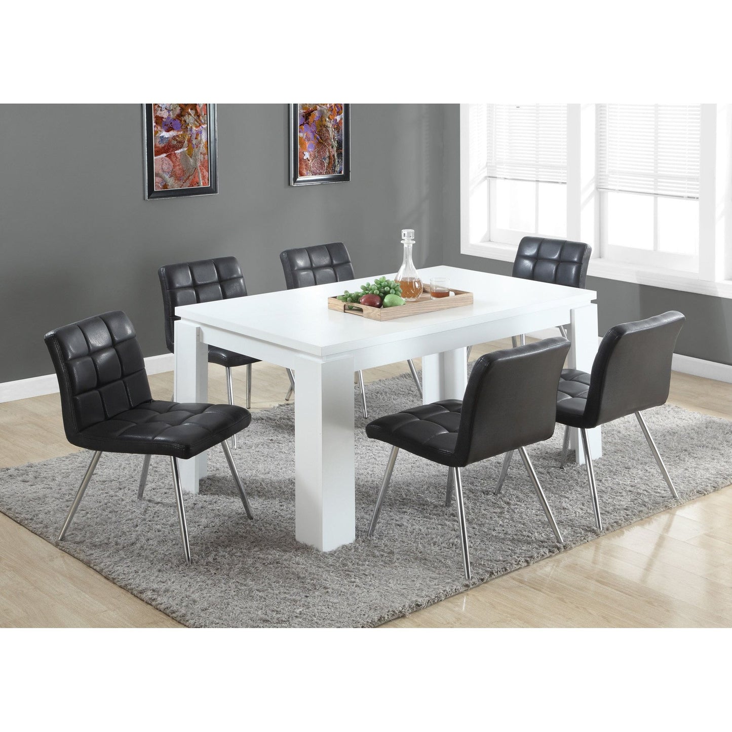 Candace & Basil Dining Table - 36"X 60" / White