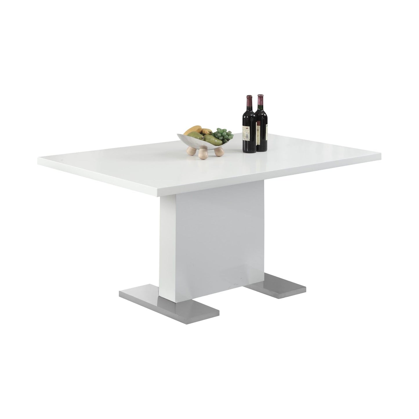 Dining Table - 35"X 60" / High Glossy White