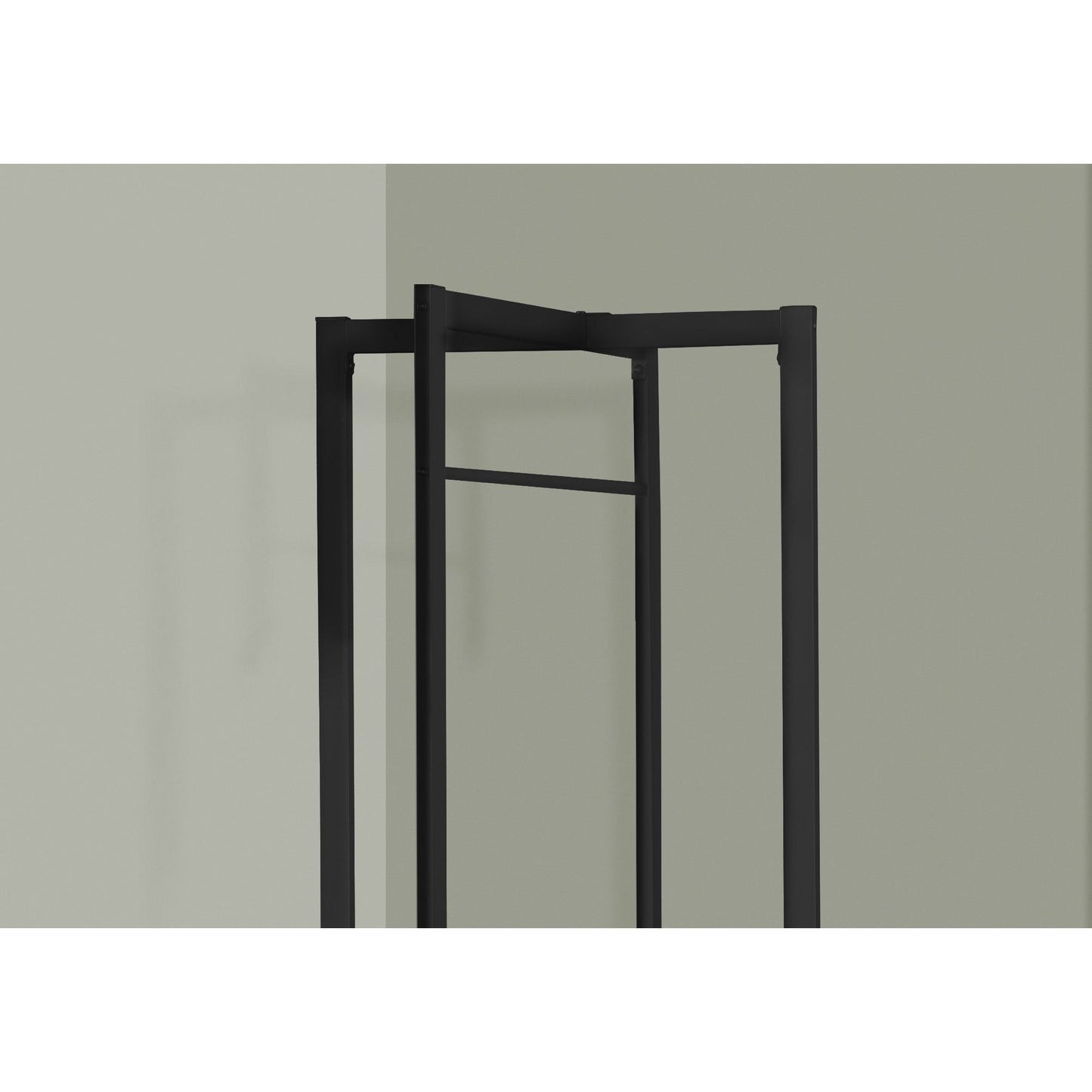 Coat Rack - 72"H / Black Metal