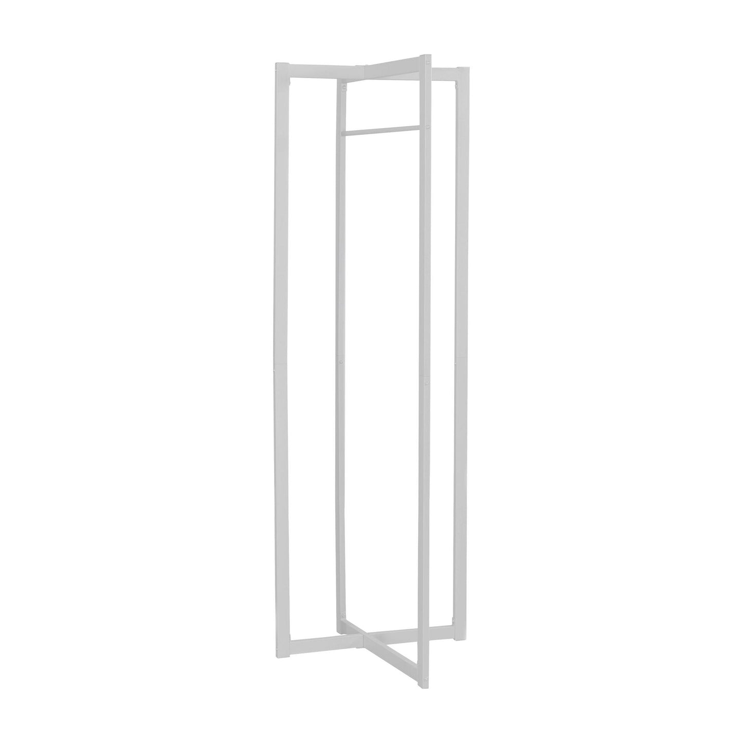 Coat Rack - 72"H / White Metal