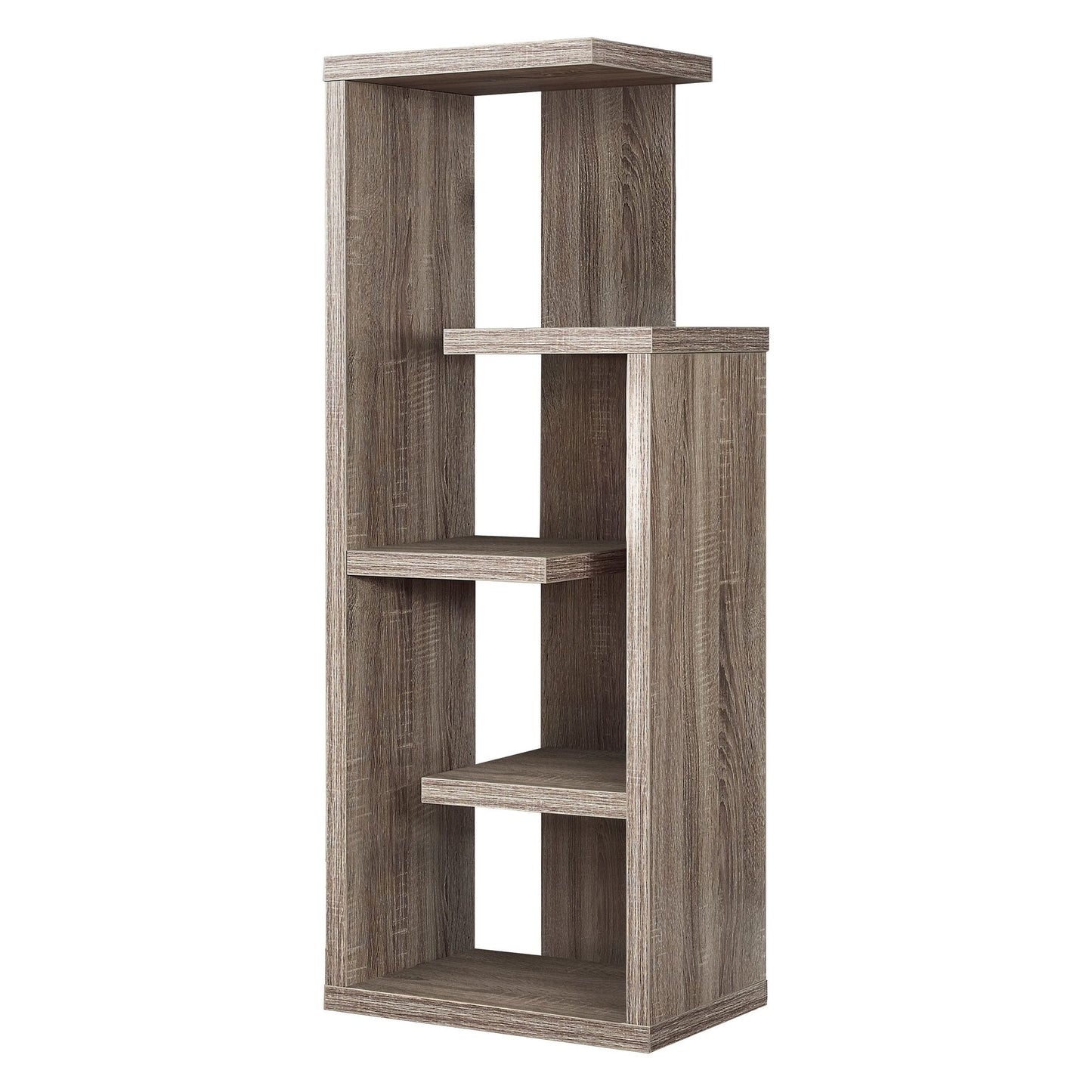 Bookcase - 48"H / Dark Taupe Accent Display Unit