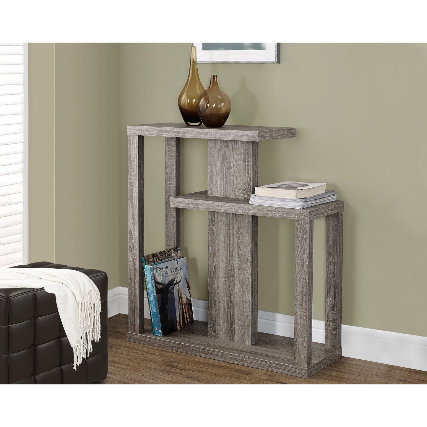 Candace & Basil Console Table - 32"L / Dark Taupe Hall Console