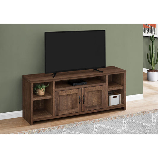 Tv Stand - 60"L / Brown Reclaimed Wood-Look