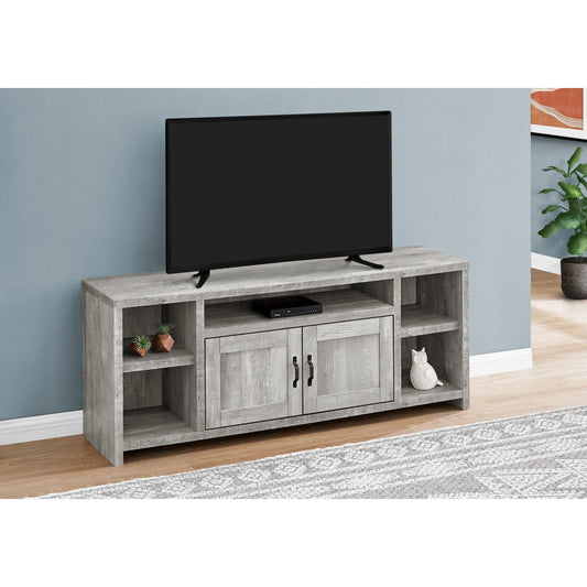 Tv Stand - 60"L / Grey Reclaimed Wood-Look