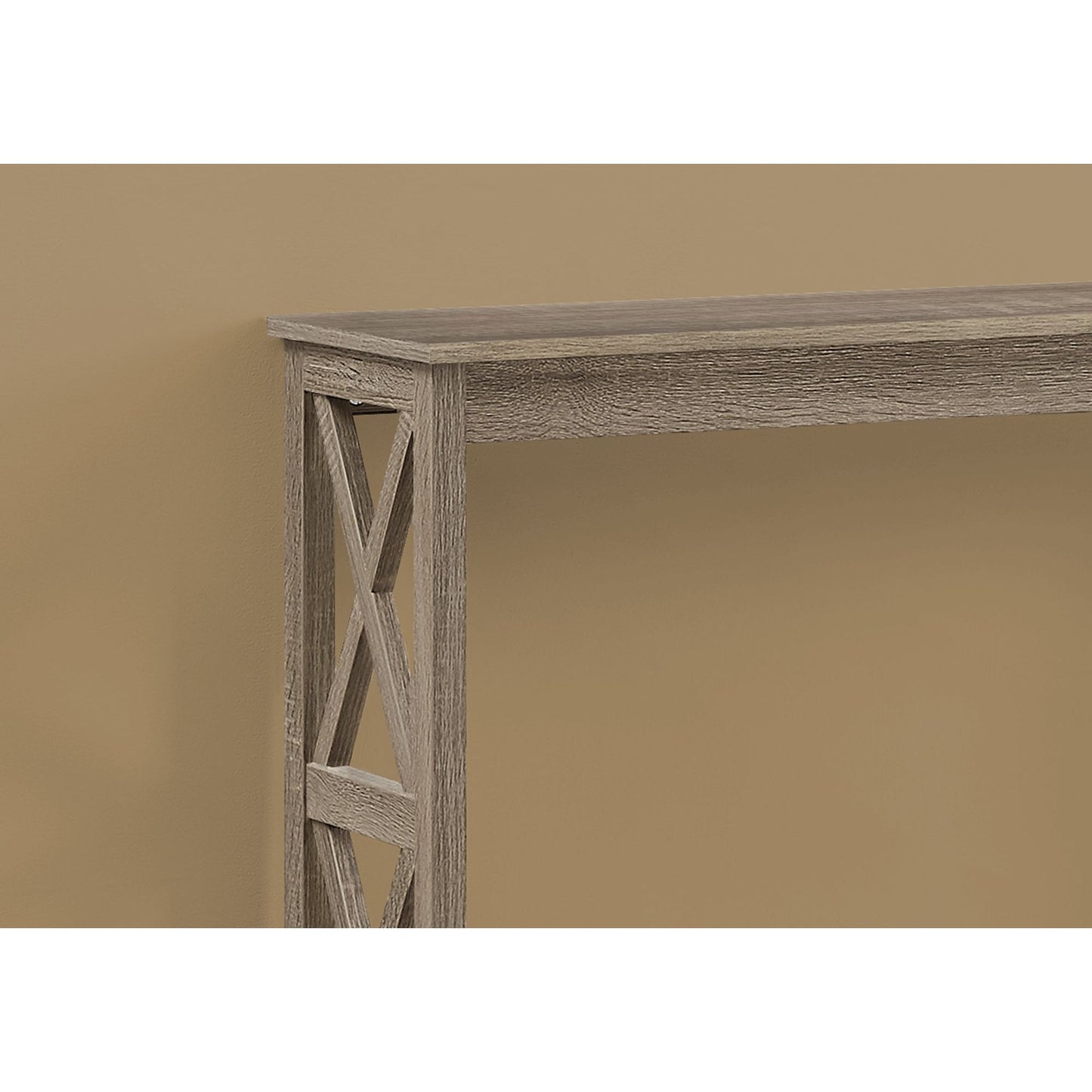 Accent Table - 48"L / Dark Taupe Hall Console