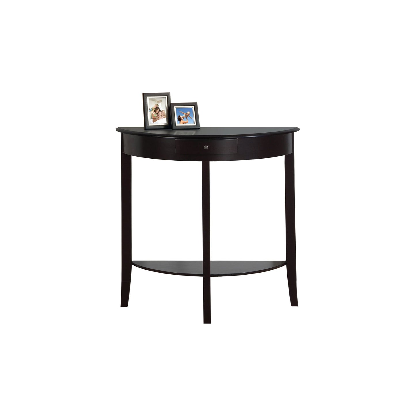 Contemporary Console Table - Dark Cherry