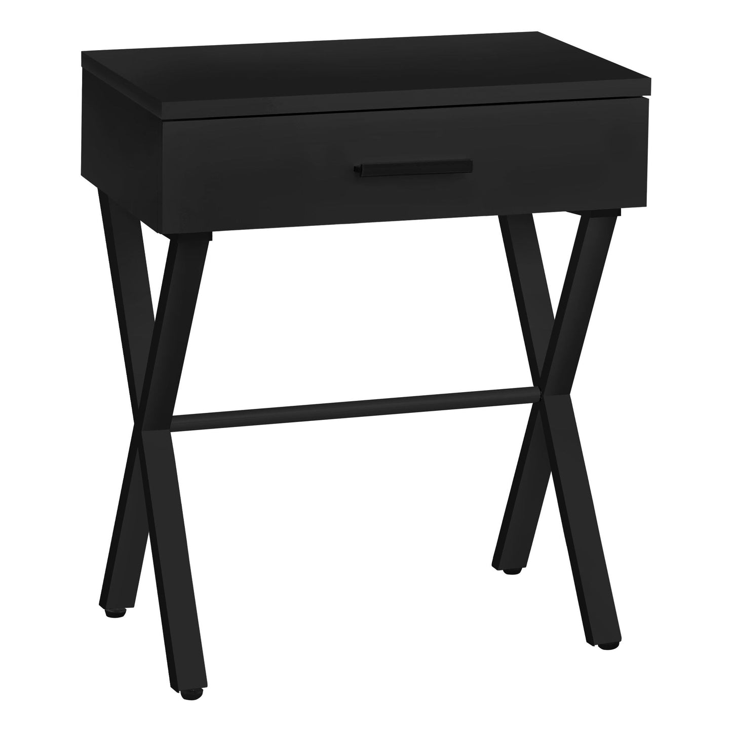 Accent Table - 24"H / Black / Black Metal