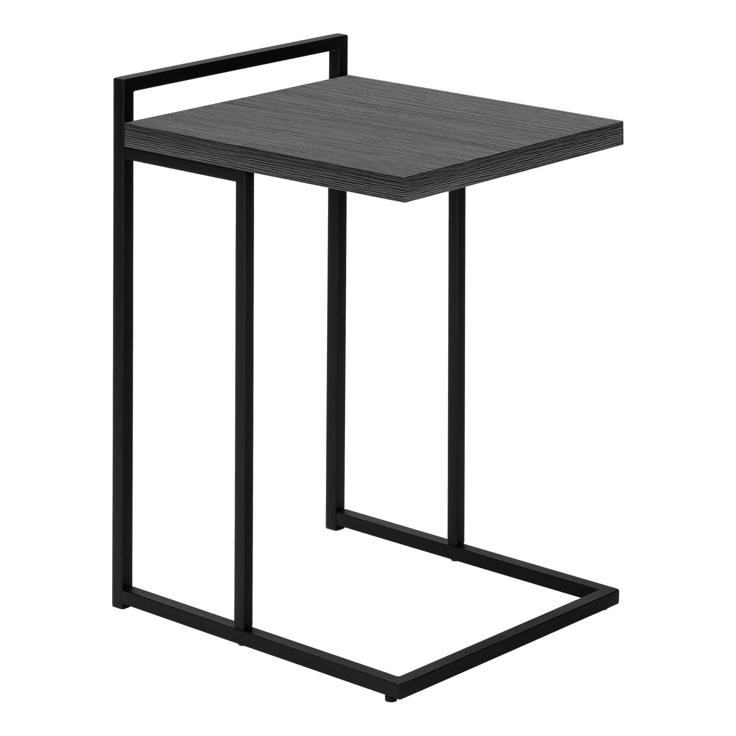 Accent Table - 25"H / Grey / Black Metal