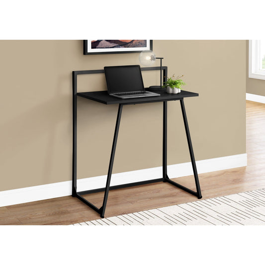 Computer Desk - 30"L / Juvenile Black / Black Metal