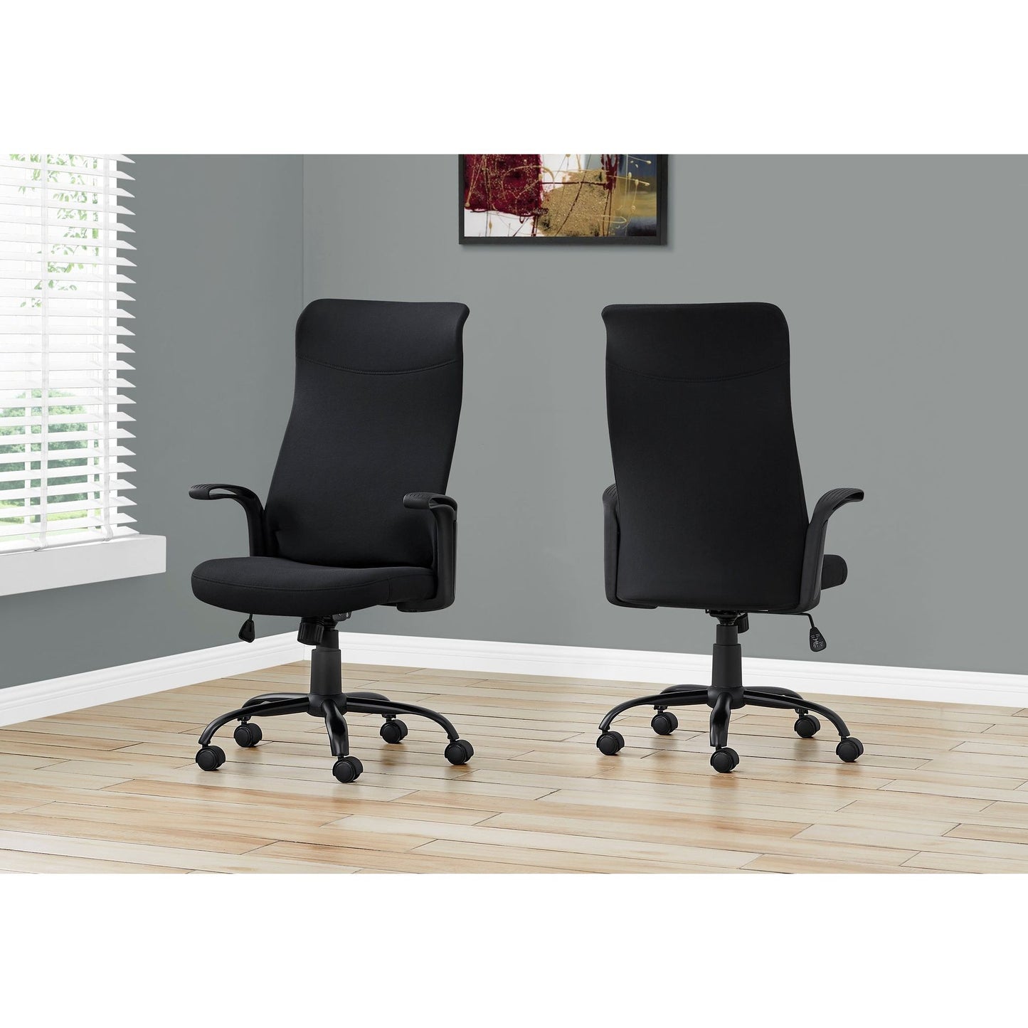 Office Chair - Black / Black Fabric / Multi Position