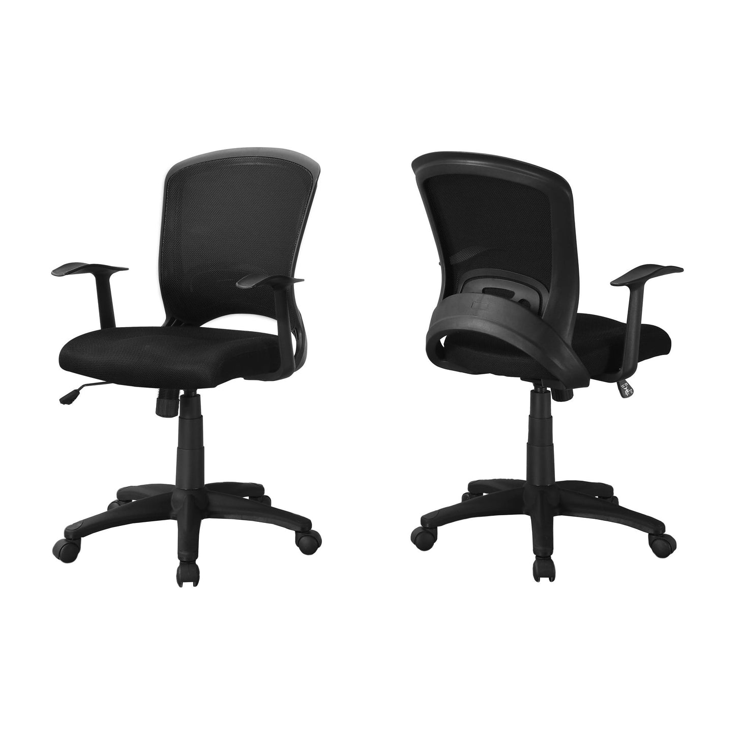 Office Chair - Black Mesh Mid-Back / Multi-Position