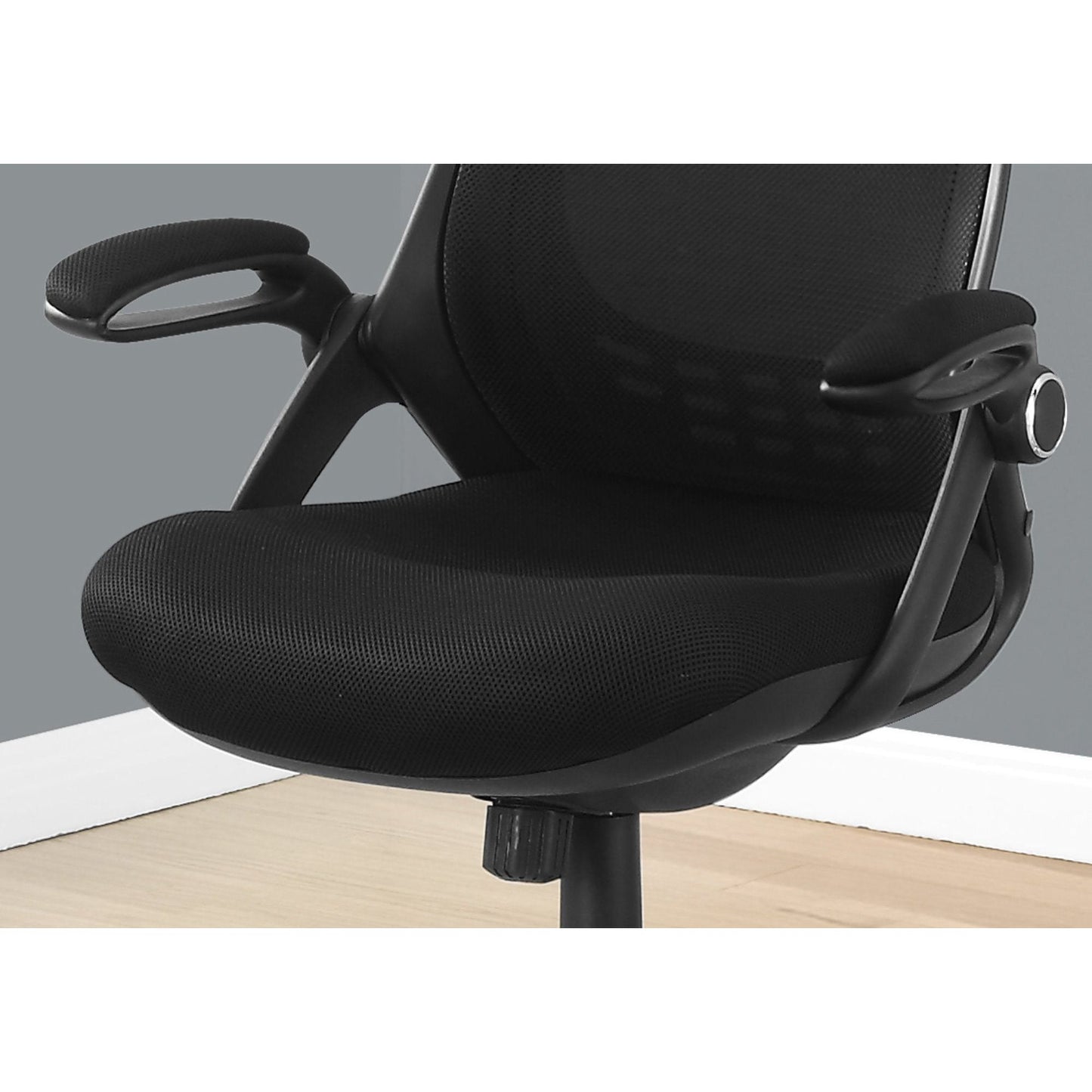 Office Chair - Black Mesh / Chrome High-Back Executive