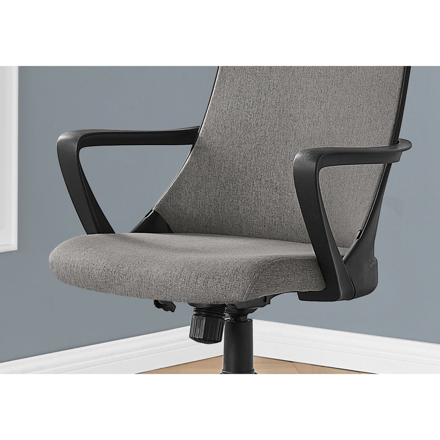 Office Chair - Black / Dark Grey Fabric / Multi Position