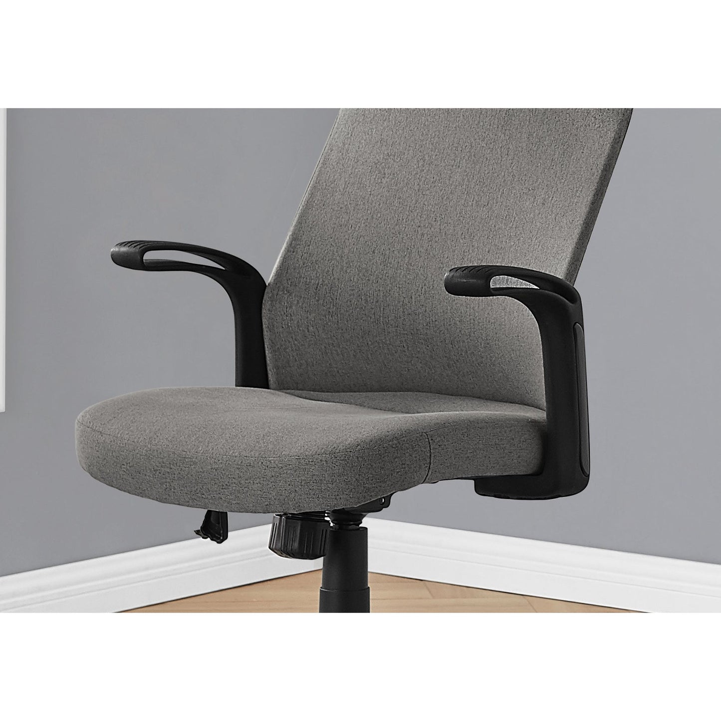 Office Chair - Black / Dark Grey Fabric / Multi Position