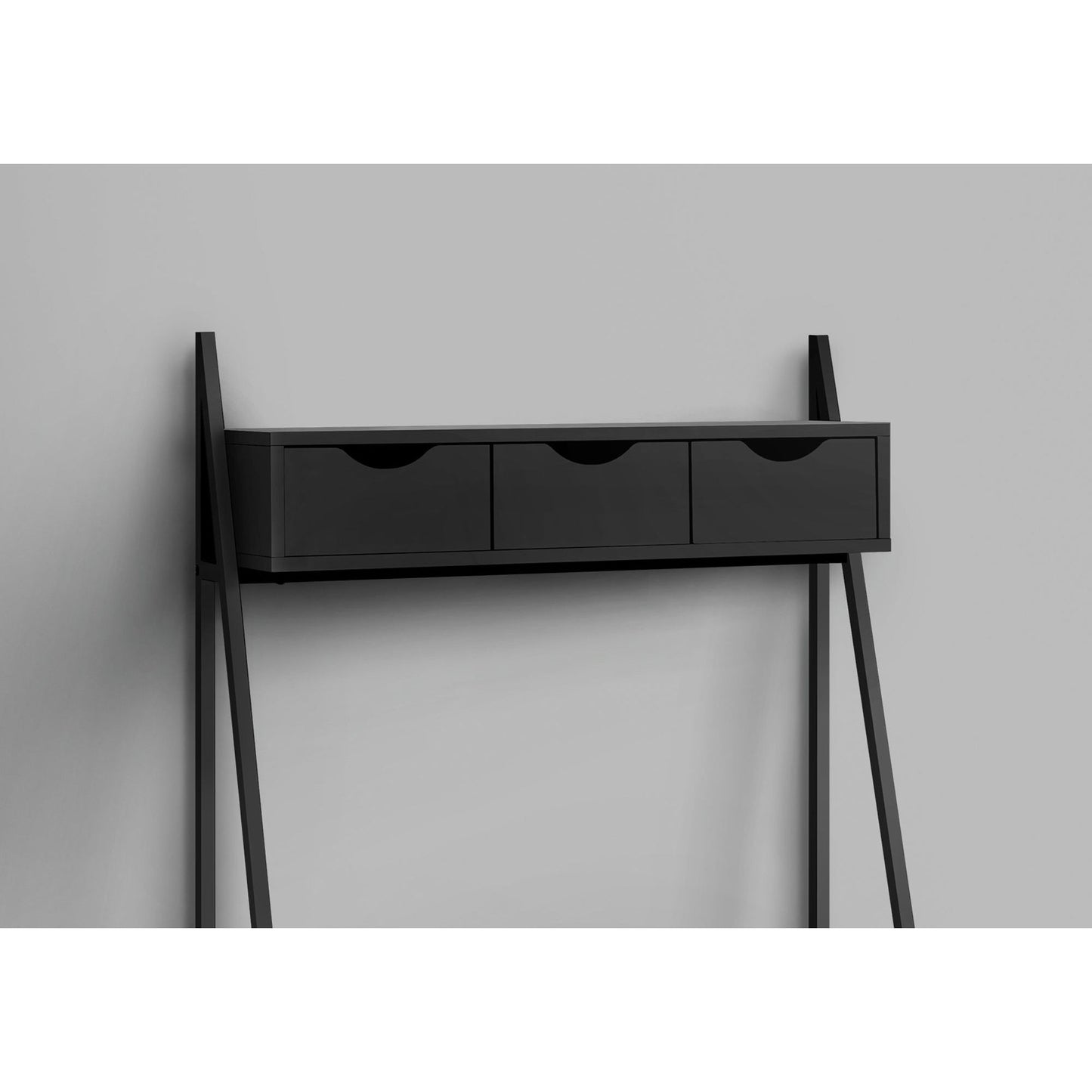 Computer Desk - 32"L / Black / Black Metal