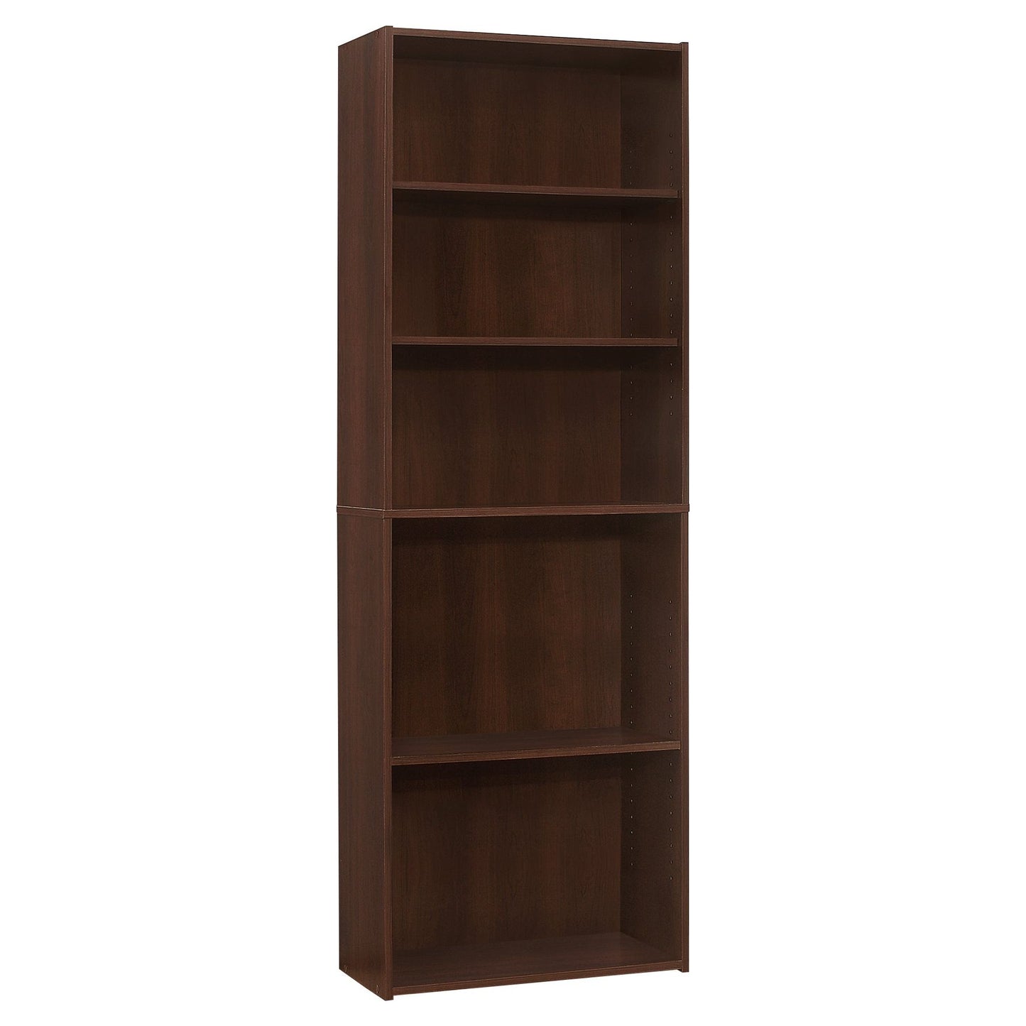 Bookcase - 72"H / Cherry With 5 Shelves