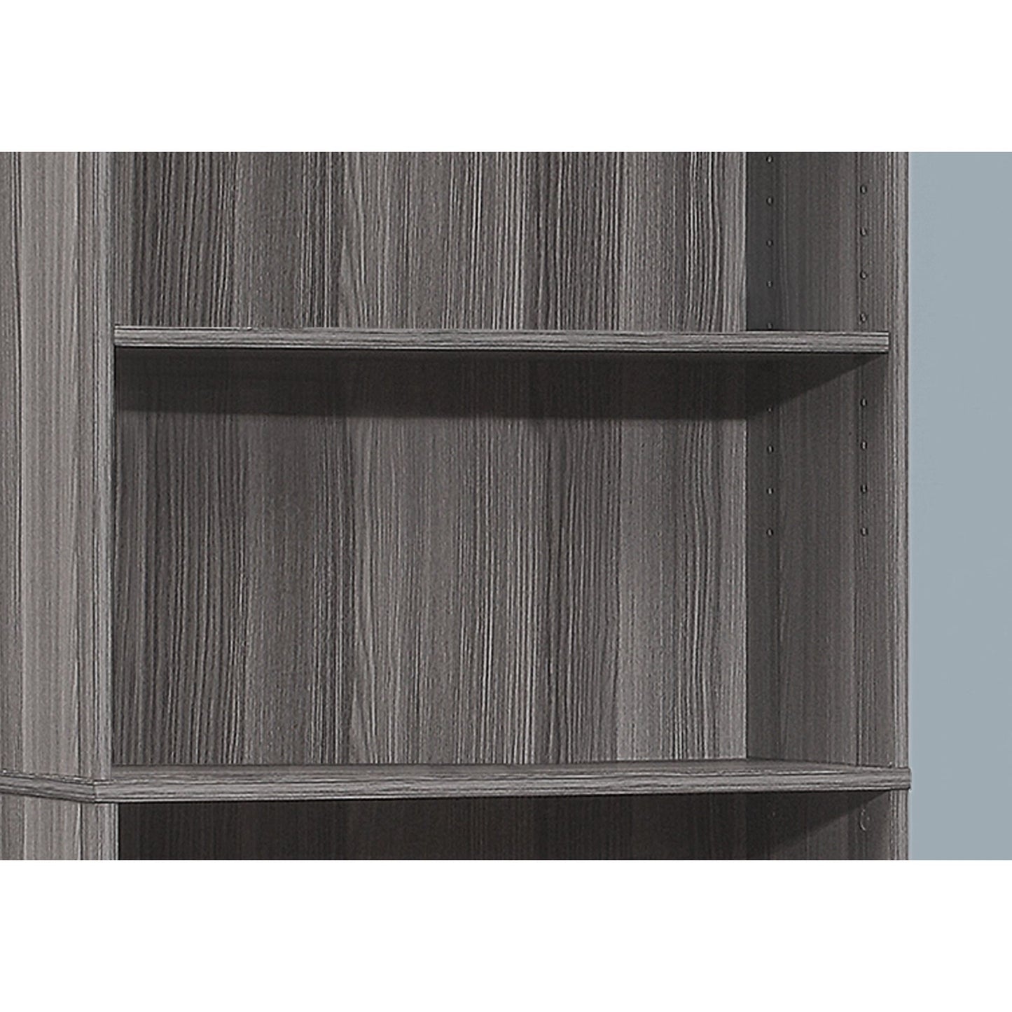 Bookcase - 72"H / Grey With 5 Shelves